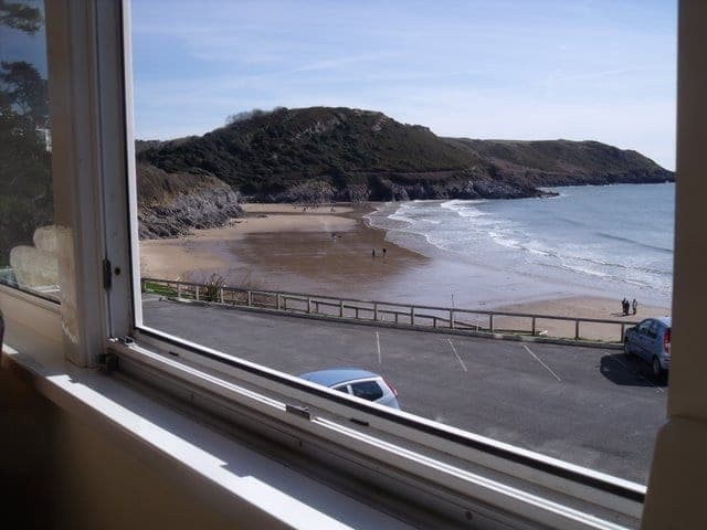 Sea view from the lounge window